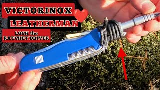 LOCK the Leatherman Ratchet Driver onto the Skipper  LOCK the MARLIN SPIKE sak edc survival [upl. by Mendez]