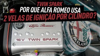 TWIN SPARK  POR QUE ALFA ROMEO USA 2 VELAS DE IGNIÇÃO POR CILINDRO [upl. by Imojean512]