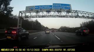 M27 and M3 Northbound through Dorset and Hampshire [upl. by Mireille]