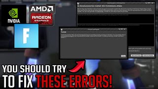 How To FIX Easy AntiCheat Error Code 3000510022 and 10011Fortnite Chapter 3 Crash Reporter2022 [upl. by Notsirk]