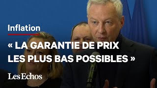 Face à la flambée des prix Bruno Le Maire annonce un « trimestre antiinflation » [upl. by Davis302]