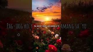 Minamahal Kita Female Version Cover By Aila Santos Lyrics Video singer opm coversong opm [upl. by Randee892]