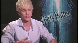 Tom Felton answers fan questions  moviefone [upl. by Cynde]