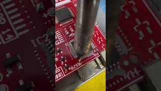 Solder paste for welding chips [upl. by Himelman]