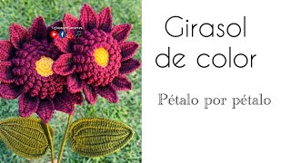 Girasol de color mide 15cm [upl. by Nivek]