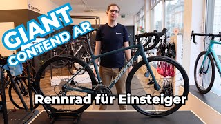 Giant CONTEND AR  Das Rennrad für Einsteiger  Vorstellung deutsch [upl. by Zandra]