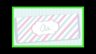 How to Make Candy Bar Wrappers for a Baby Shower [upl. by Us]