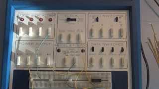 Digital logic gates tutorial with Heathkit ET3200 trainer [upl. by Matelda]