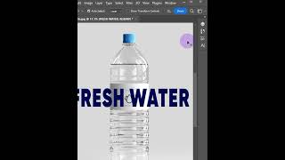 Text effect in Photoshop photoshop tutorial shorts [upl. by Atteloj]