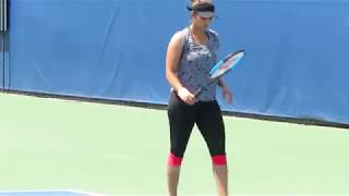 Sania mirza practice session 2018 [upl. by Tandie]