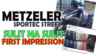 METZELER SPORTEC STREET FEEDBACK amp REVIEW  FIRST IMPRESSION  MIO I 125 [upl. by Marga12]