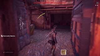 Assassins Creed Odyssey  Fort Graneia Location Objectives [upl. by Anialam]