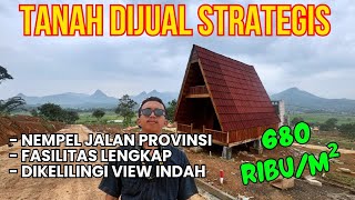 TANAH DIJUAL NEMPEL JALAN PROVINSI  DIKELILINGI PERSAWAHAN DAN PEGUNUNGAN  NUANSA ALAM GOLDEN VIEW [upl. by Lav932]