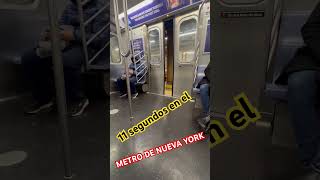 Metro en NUEVA YORK train subway usa subwaytrain viralvideo metro shortsfeed explore song [upl. by Reviel]