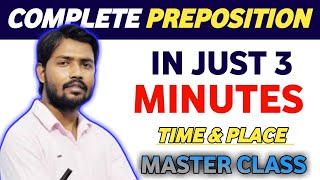 Master English Prepositions Time amp Place Explained [upl. by Haeel]