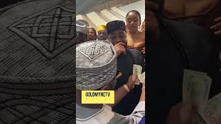 POLANCO AUTO BOSS ELELE RUFFY RAINS WADS OF DOLLARS ON DAVIDO A HIS WEDDING GIG [upl. by Assirrak]