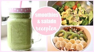 Gezond eetpatroon amp recepten  SMOOTHIES SALADE YOGHURTBOWL [upl. by Sosna433]