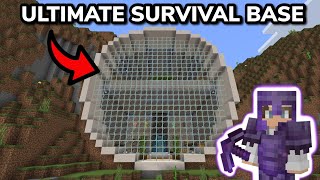 MAKING THE BEST STORAGE AND SMELTING BASE in Minecraft Bedrock Survival Ep 13 [upl. by Nydroj871]