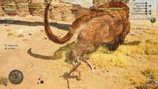 Long Sword Mount Finisher Monster Hunter Wilds Beta [upl. by Llevel]