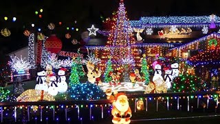 Best Christmas Lights Display 2022 🎅🎄⛄ [upl. by Eilerua]