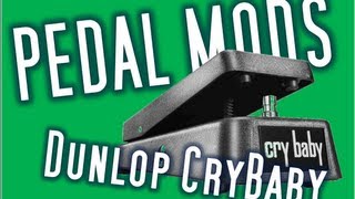 Pedal Mods CryBaby True Bypass and LED Indicator [upl. by Wina209]