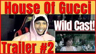 HOUSE OF GUCCI  OFFICIAL TRAILER 2 REACTION  MGM Studios Adam Driver  Jared Leto  Al Pacino [upl. by Darrill210]