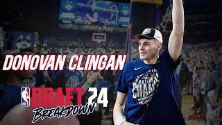 Donovan Clingan Scouting Report  2024 NBA Draft Breakdowns [upl. by Hart]