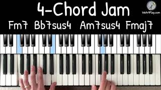 4Chord Jam  Improv with Modal Interchange [upl. by Nithsa912]