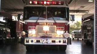 Engine 74 Responding to a structure fire [upl. by Neyud]