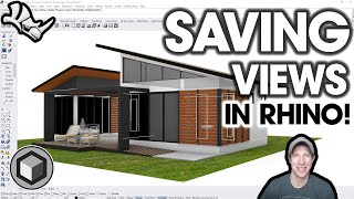How to SAVE VIEWS and Viewports in Rhino [upl. by Dacey]