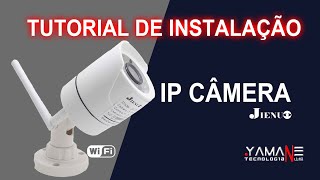 JIENUO IP CAMERA WiFi Externa  Tutorial de CONFIGURAÇÂO app CamHiPro [upl. by Jermyn]