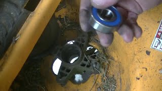 Cub Cadet LTX 1050 Spindle Bearing Replacement [upl. by Gnehs971]