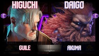 SF6 ➤ Higuchi Guile vs Daigo Akuma ✎ Highlevel Match FT2 [upl. by Enrico211]