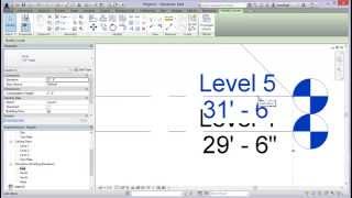 Working with Levels and Grids in Revit 2014 [upl. by Al]