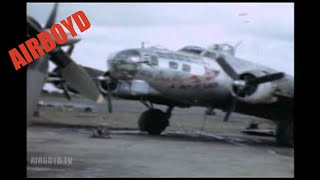 Bit O Lace  709th Bomb Squadron B17 Film [upl. by Naol]