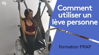 Comment Utiliser un lève personne  Formation ADVF [upl. by Fairfield296]