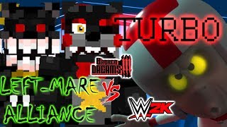 NIGHTMARE amp LEFTY FNAF vs TURBO WreckItRalph BROKEN DREAMS 3 [upl. by Marcell883]