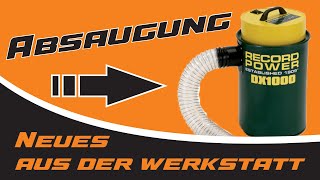 Record Power DX1000 Absaugung mit Sprachsteuerung [upl. by Ijies]