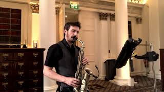 Kilted Sax at Signet Library [upl. by Ssidnak]