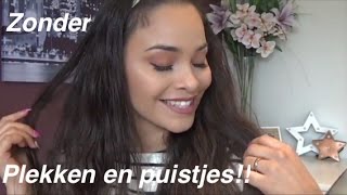 Hoe puistjes en plekken te camoufleren  gekleurd concealer [upl. by Osy]