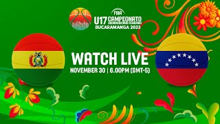 Bolivia v Venezuela  Full Basketball Game  South American U17 Womens Championship 2023 [upl. by Allys]