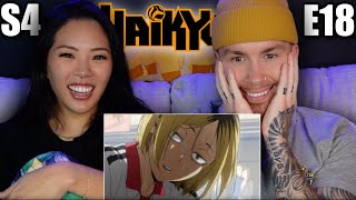 YOU HAVE To Root For Them  Haikyuu Reaction S4 Ep 18 [upl. by Imeon]