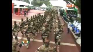 DEFILE DES FORCES SPECIALE IVOIRIENNE AOUT 2012 [upl. by Rolf]