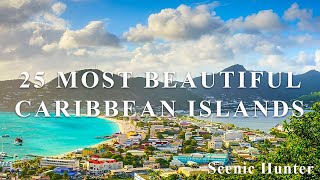 25 Most Beautiful Caribbean Islands  Best Caribbean Islands 2023 [upl. by Kerianne968]