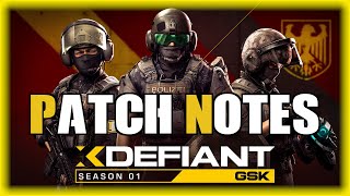 XDefiant Season 1 Patch Notes [upl. by Rogergcam448]