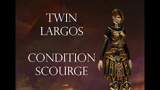 Twin Largos CM  Condition Scourge  PUG Guild Wars 2 Raids [upl. by Allyce]