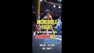 Full Fight  INCREDIBLE Fight  26 Th Sept 2024  Rajadamnern Stadium [upl. by Arvy749]