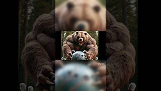 quotGrizzly Bear Bite Powerful Enough to Crush a Bowling Ballquotshorts animals facts [upl. by Bradford]