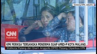 KPK Periksa Wali Kota Malang amp 6 Tersangka Lain Terkait Suap APBD [upl. by Aitas]