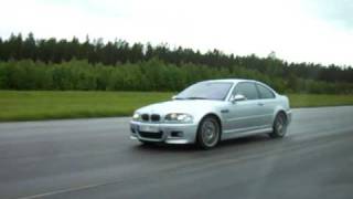 Saab 93 Aero 343 hp MapTun Vs M3 E46 SMG 100230 kmh [upl. by Moonier]